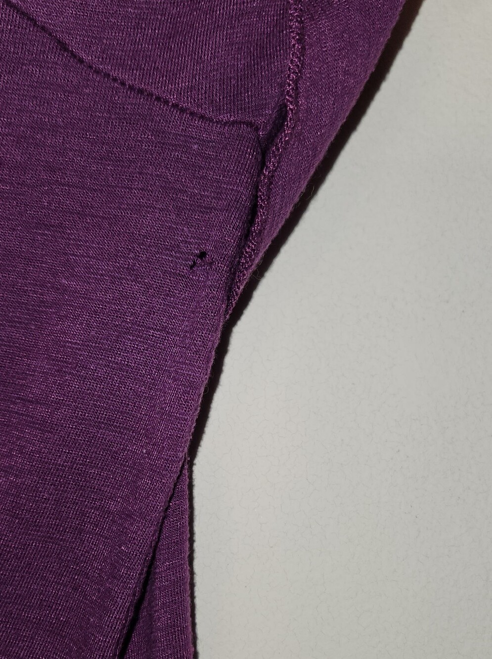 💜Lane Bryant💜 Plum Purple Cold-Shoulder V-Neck Top. Knit, Comfy, Size 22 - Picture 4 of 12